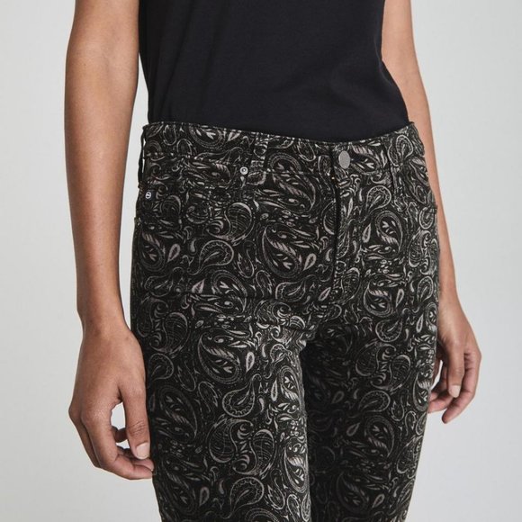 AG The Stevie Velvet High-Rise Skinny Jeans - Picture 4 of 6